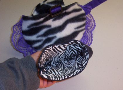 Purple w/ Zebra Print Gosling Diaper